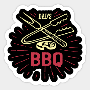 BBQ Barbecue Grill Grilling Sticker